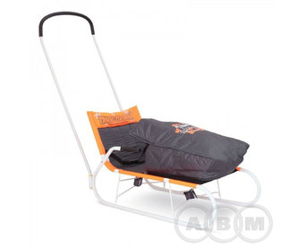 Санки детские "Тяни-толкай" складные с попоной №15