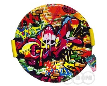 Санки-ледянки "POLAR-RACER" Graffiti   66см/25мм (24")