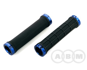 Рукоятки руля  135 мм VLG975AD2   черный/синий 