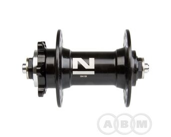 Втулка передняя 32 отв. д/диск 2 картр. подш. без эксц. alu черная NOVATEC 5-326222 