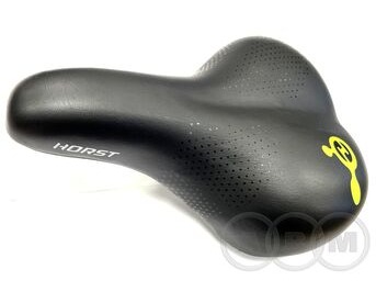 Седло 270/200мм комфорт.  с замком черное HORST 09-200819 